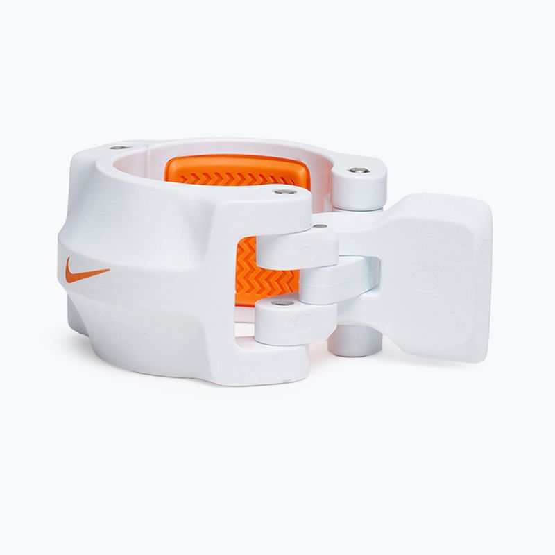 Langhantel-Schellen Nike Strength Barbell Collars 2 pcs. white/orange 4