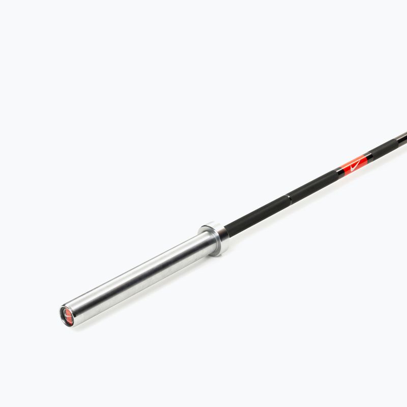 Gerade Langhantelstange Nike Strength 1972 Power Bar black chrome/orange 2