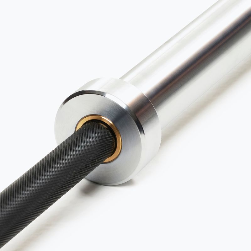 Gerade Langhantelstange Nike Strength 1972 Power Bar black chrome/orange 4