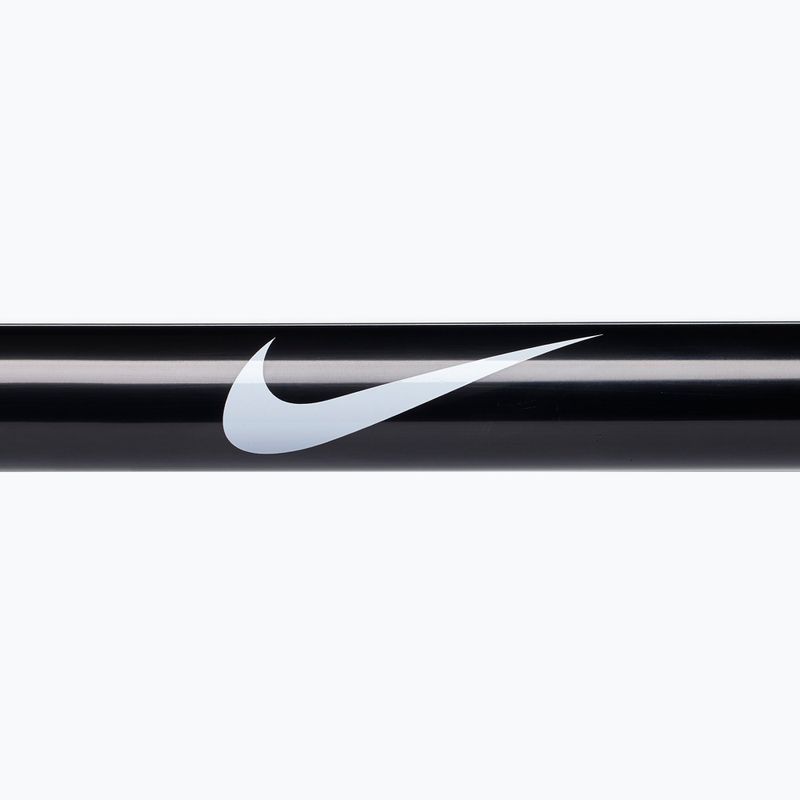Gerade Langhantelstange Nike Strength Chrome Barbell black chrome swoosh 3