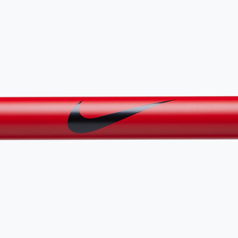 Gerade Langhantelstange Nike Strength Coated Premium Barbell red swoosh 4