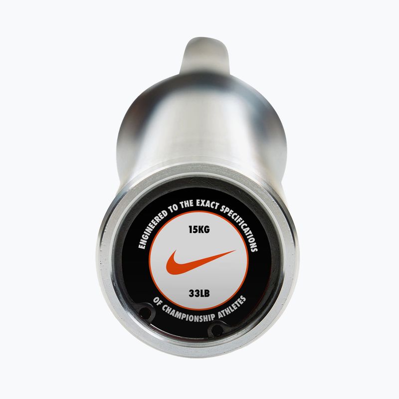 Stange gerade Nike Strength Hard Chrome Barbell chrome swoosh 5