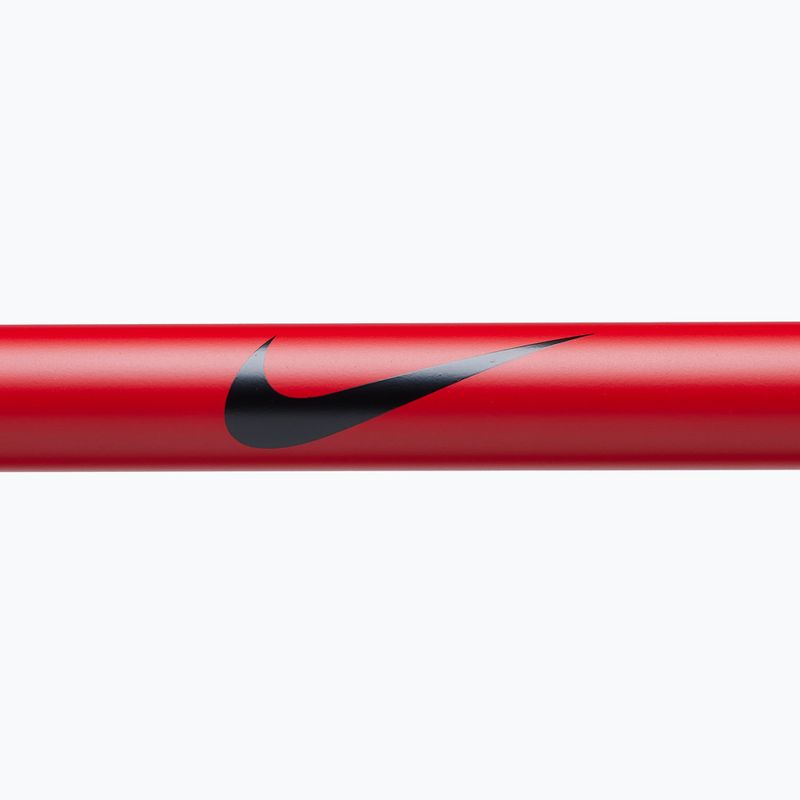 Gerade Langhantelstange Nike Strength Coated Premium Barbell red swoosh 6