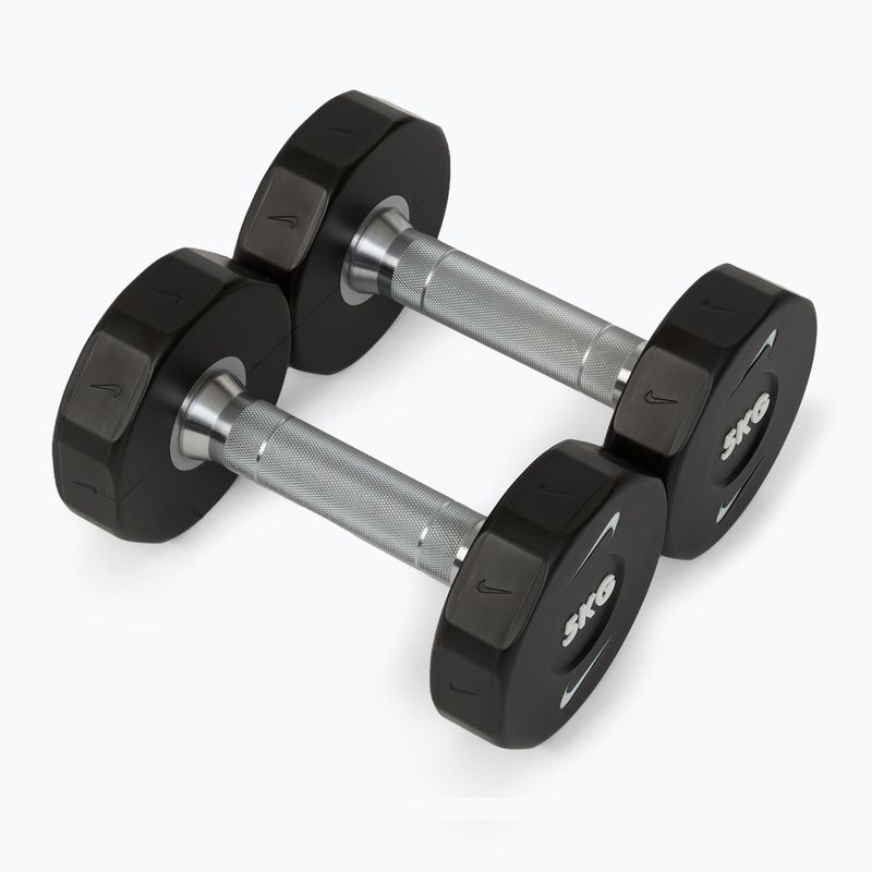 Hanteln Nike Strength Pro Urethane Dumbbell 2 x 5 kg black/white