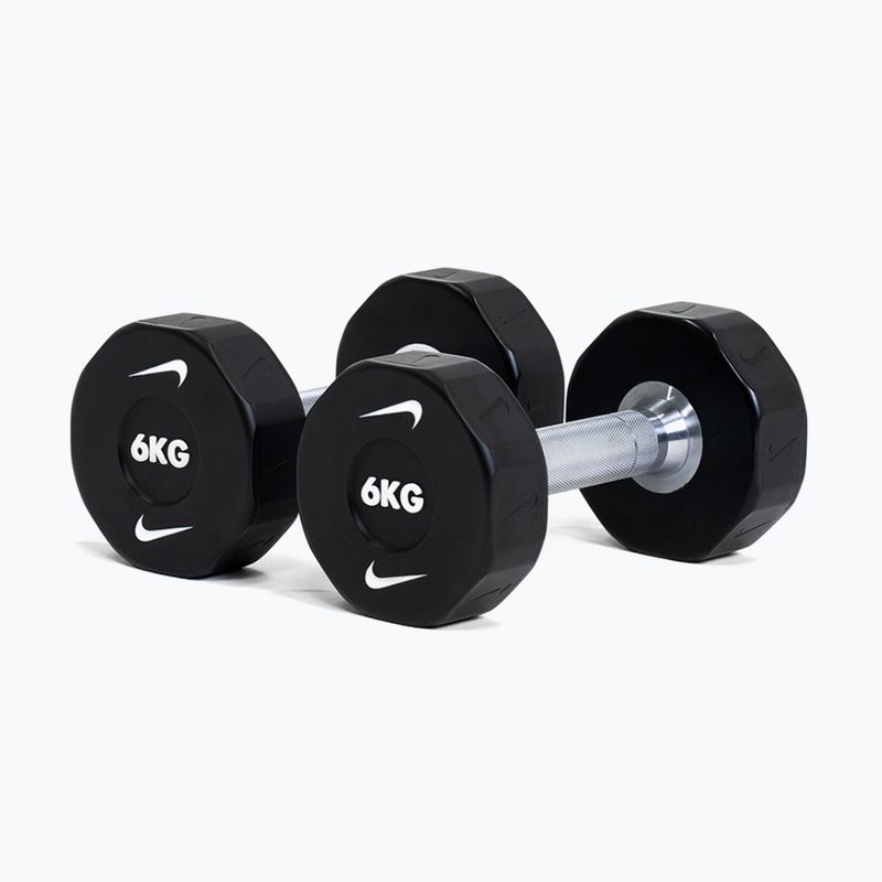 Hanteln Nike Strength Pro Urethane Dumbbell 2 x 6 kg black/white