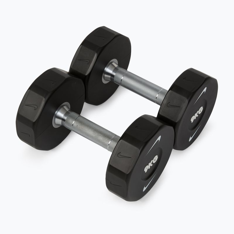 Hanteln Nike Strength Pro Urethane Dumbbell 2 x 9 kg black/white