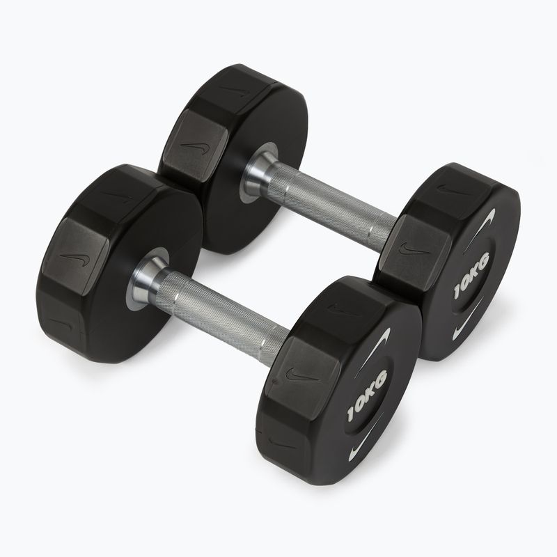 Kurzhanteln Nike Strength Pro Urethane Dumbbell 2 x 10 kg black/white