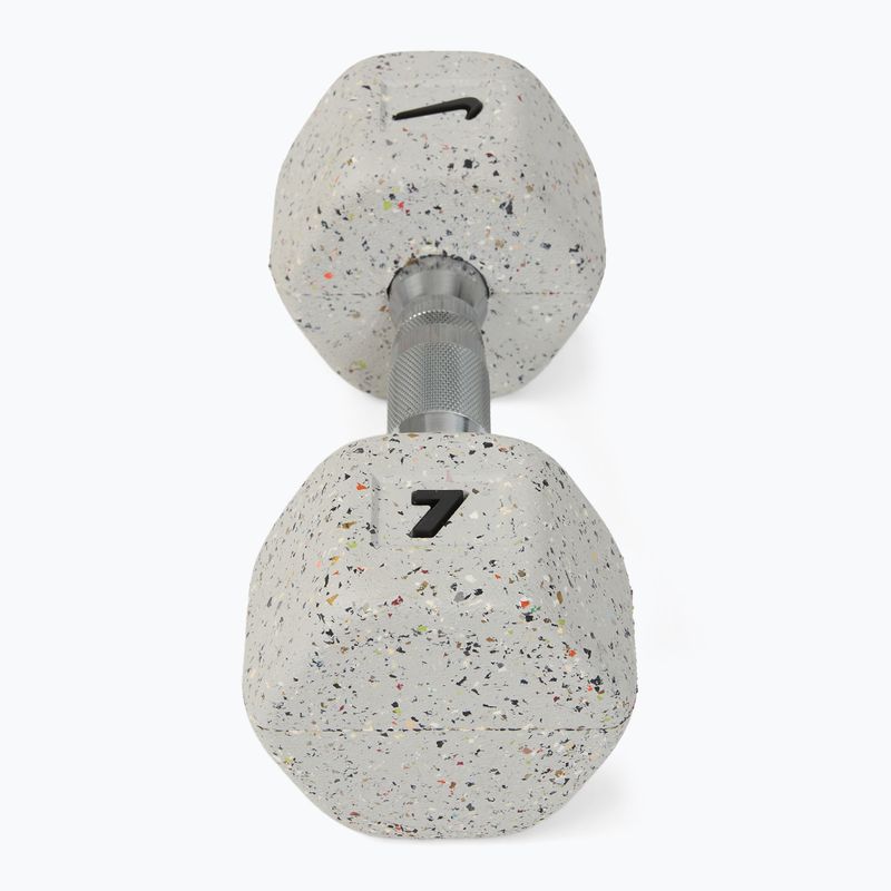 Kurzhanteln Nike Strength Grind Hex Dumbbell 2 x 7 kg wolf grey 2