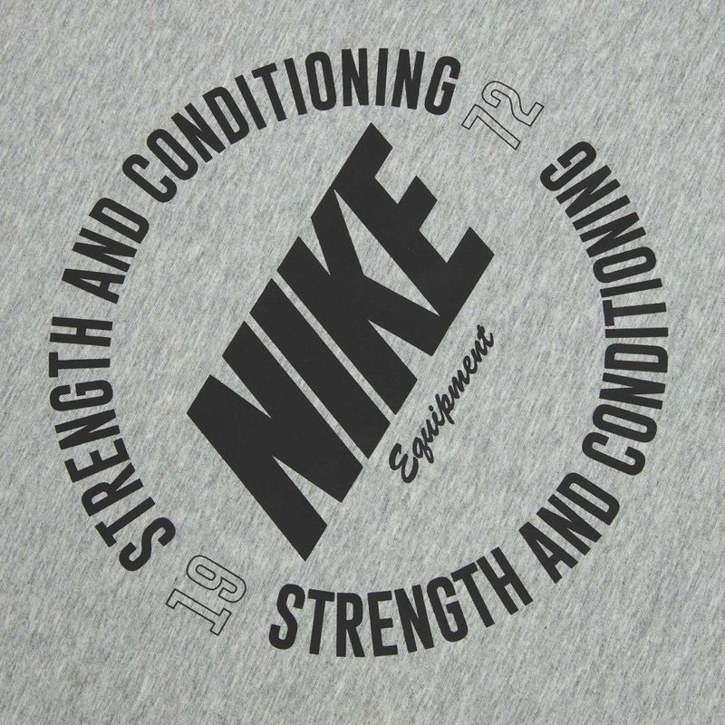 Trainings-T-Shirt Herren Nike Strength S&C Dri-Fit heather grey/black 4