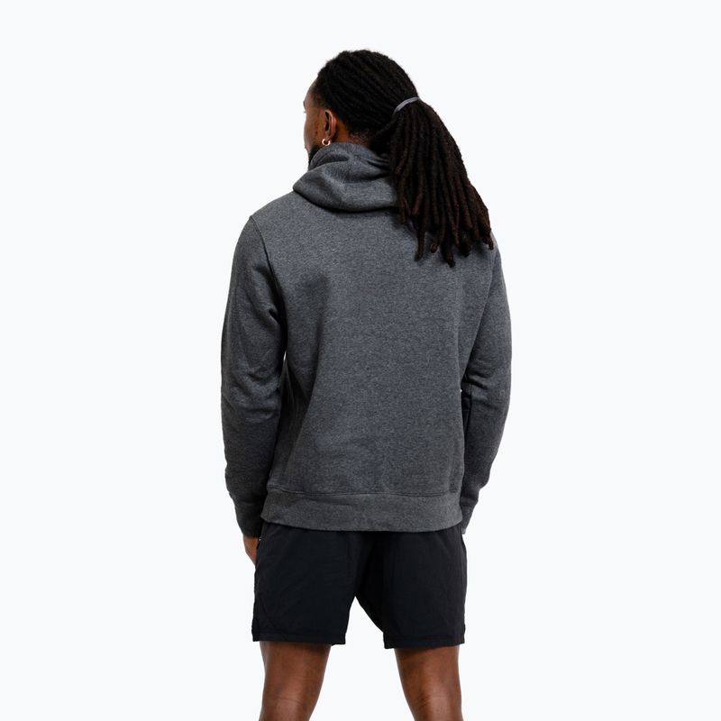 Herrenpullover Nike Strength Hoodie charcoal/white 3