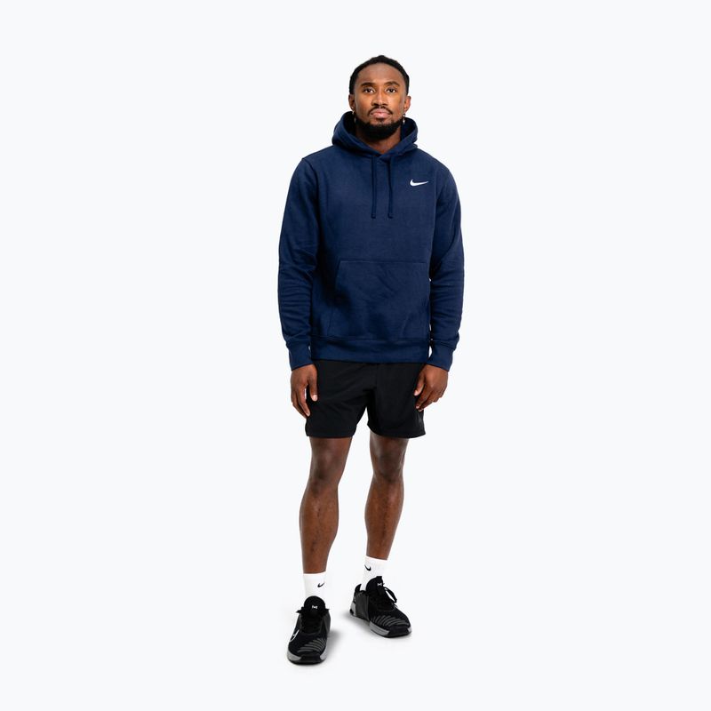 Herrenpullover Nike Strength S&C Hoodie navy/white 2