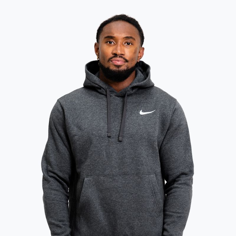 Herrenpullover Nike Strength S&C Hoodie charcoal/white 4