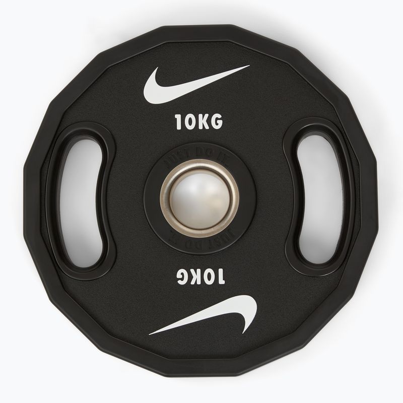 Bumperplatten Nike Strength Pro Urethane Plates 10 kg black/white 2
