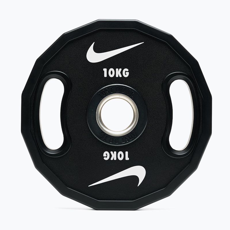 Bumperplatten Nike Strength Pro Urethane Plates 10 kg black/white 4
