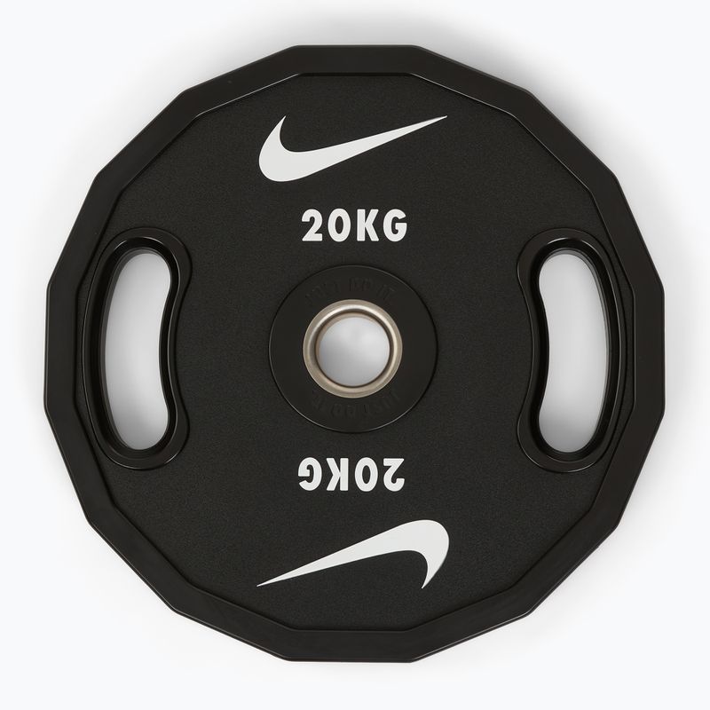 Bumper-Gewichte Nike Strength Pro Urethane Plates 20 kg black/white 2