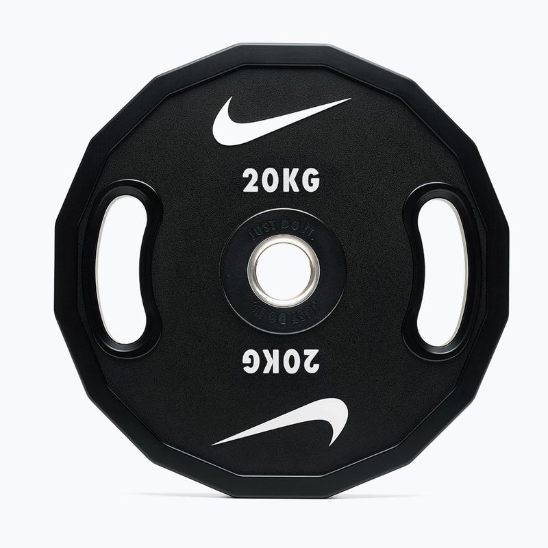 Bumper-Gewichte Nike Strength Pro Urethane Plates 20 kg black/white 4