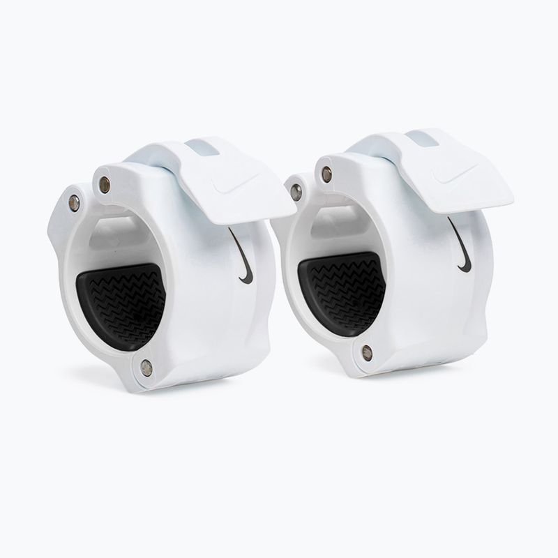 Langhantel-Klemmen Nike Strength Barbell Collars 2 pcs. white/black 4