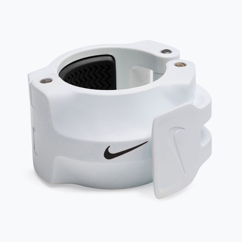 Langhantel-Klemmen Nike Strength Barbell Collars 2 pcs. white/black 8