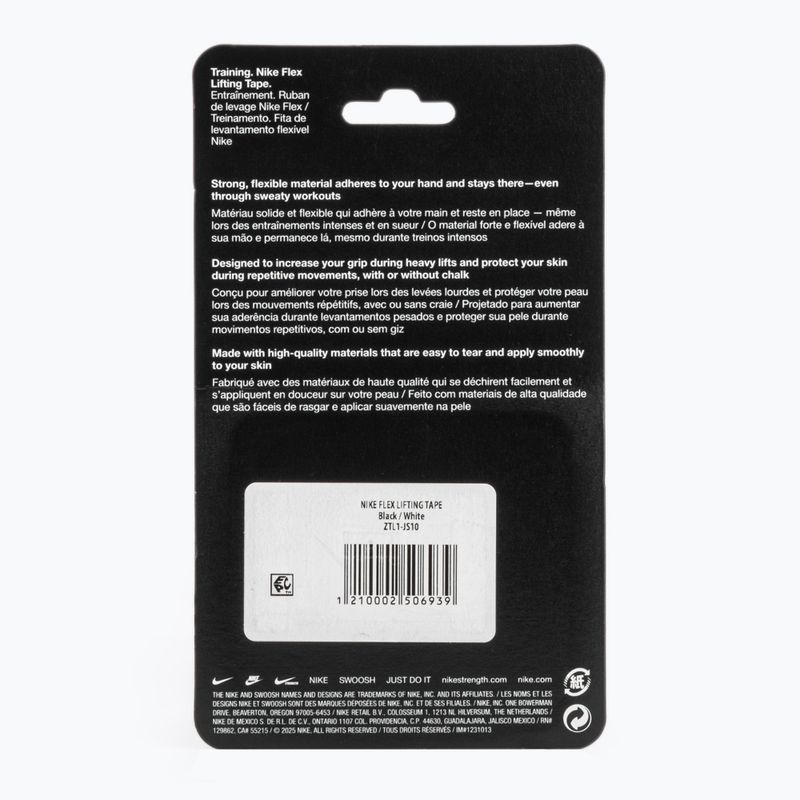 Kohäsiver elastischer Verband Nike Strenght Flex Lifting Tape black/white 2