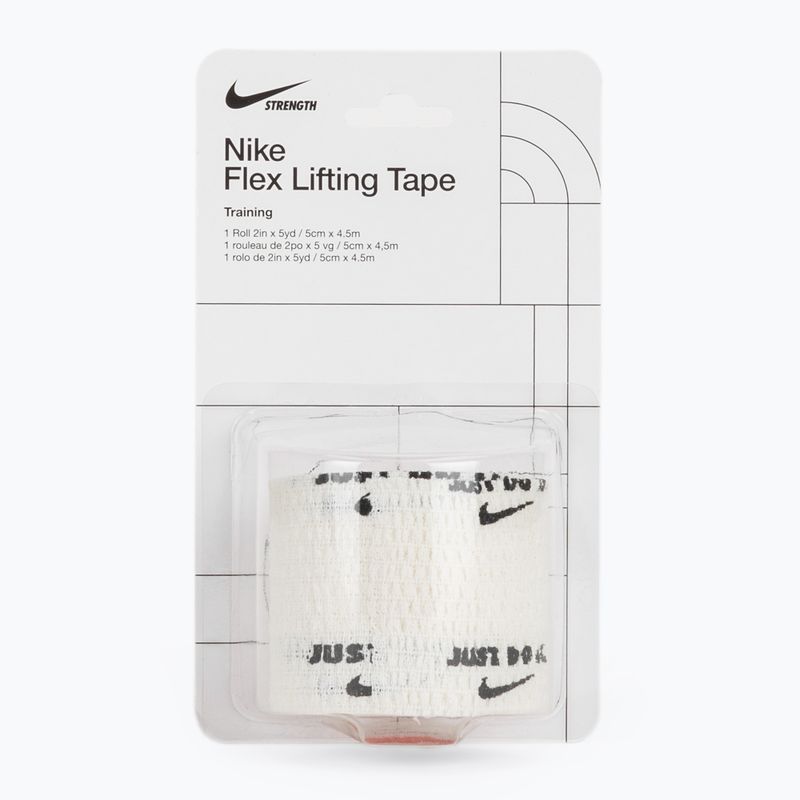 Elastischer Kohäsivverband Nike Strength Flex Lifting Tape weiß/schwarz