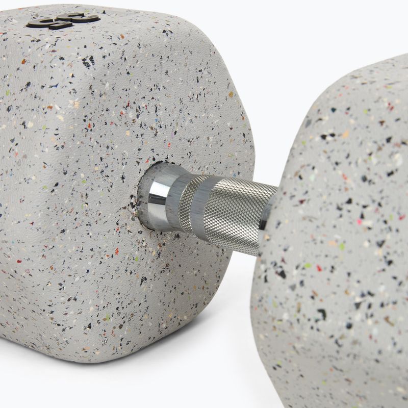 Gummihantel Nike Strength Grind Dumbbell 35 kg wolf grey 4