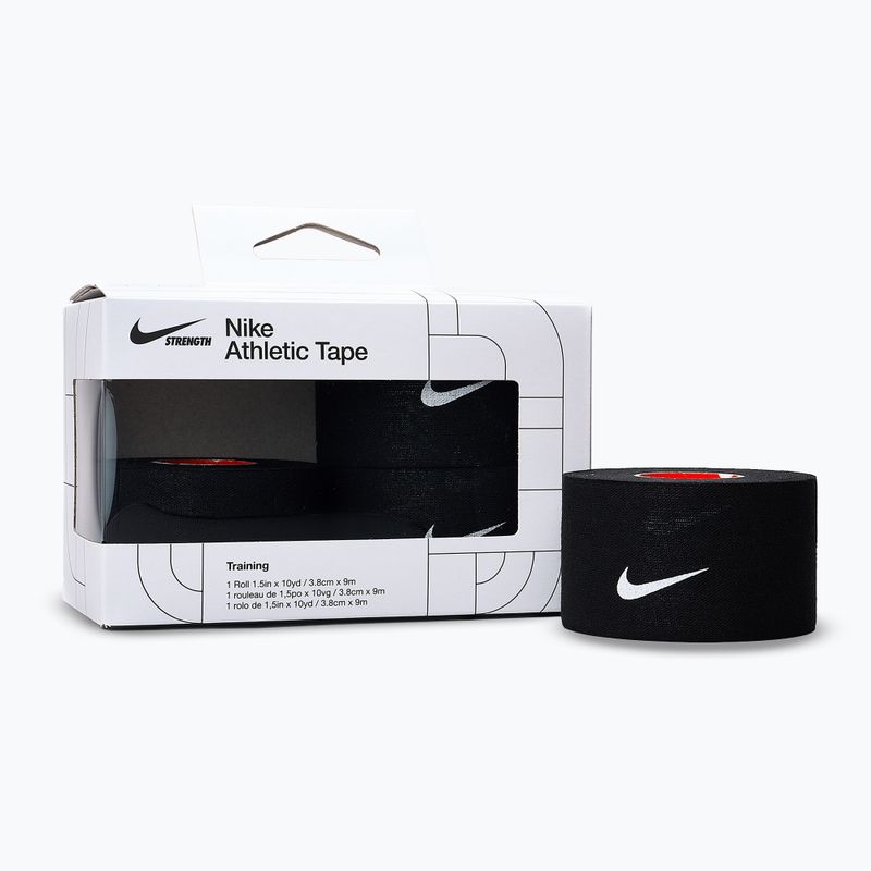 Kohäsiver elastischer Verband Nike Strenght Athletic Tape black/white 2