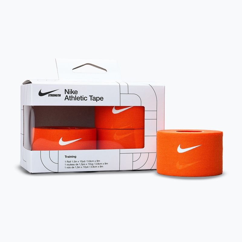 Kohäsiver elastischer Verband Nike Strenght Athletic Tape orange/white 2