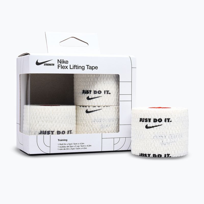 Kohäsiver elastischer Verband Nike Strenght Flex Lifting Tape white/black 2