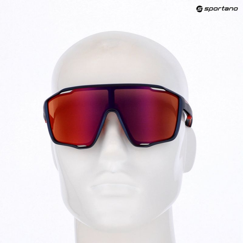 Red Bull SPECT Kraft blau/braun mit roter Spiegel-Sonnenbrille 6