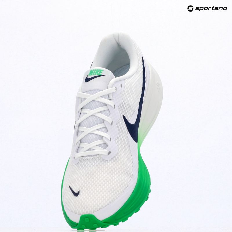 Herren-Laufschuhe Nike Revolution 8 white/green spark/midnight navy 9