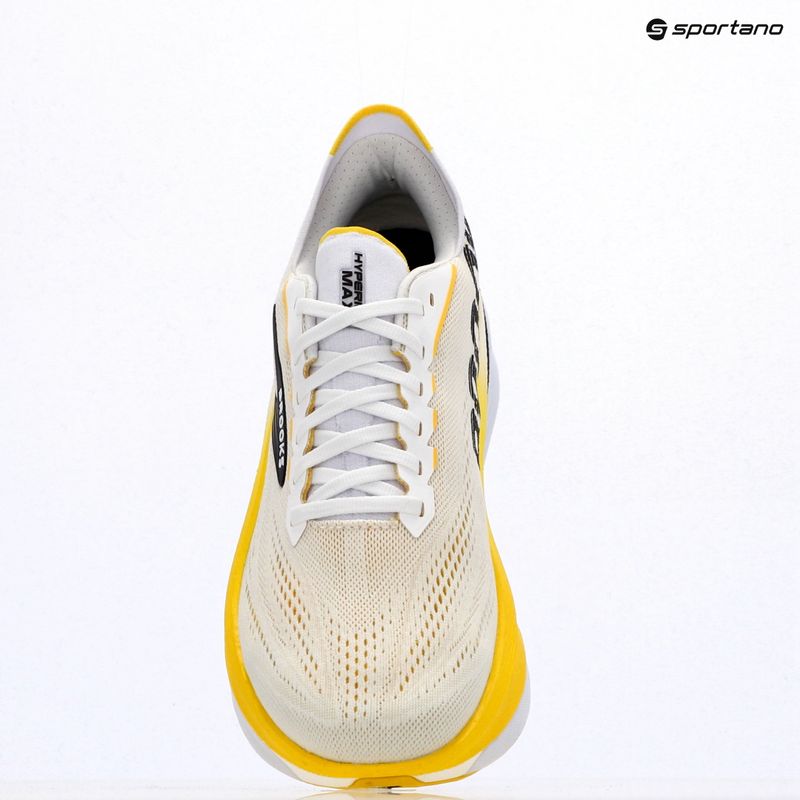 Herren-Laufschuhe Brooks Hyperion Max 4 white/cyber yellow/black 9