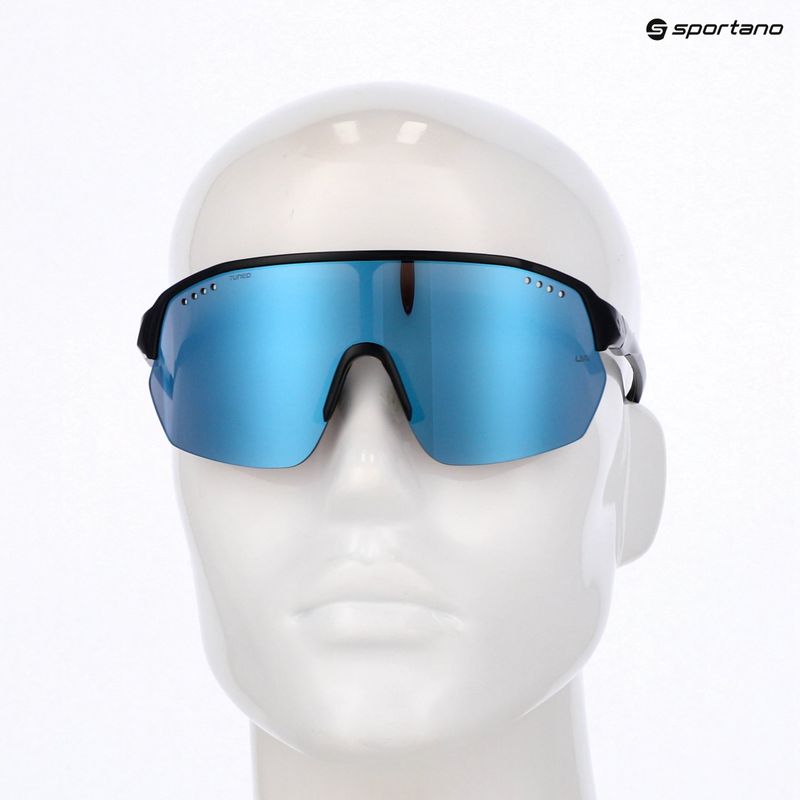 Unter Armour Gamedat II/G S3 schwarz blau/blau mehrschichtige oleophobe Sonnenbrille 10