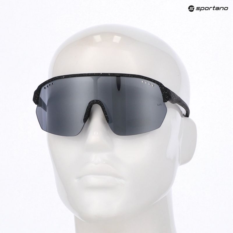 Under Armour Gamedat II/G S3 Muster schwarz-weiß/silberne Spiegel-Sonnenbrille 10