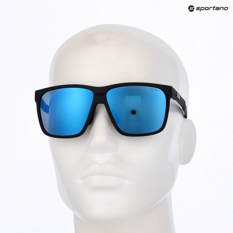 Bliz A001 matte schwarz/grau blau multi Sonnenbrille 7