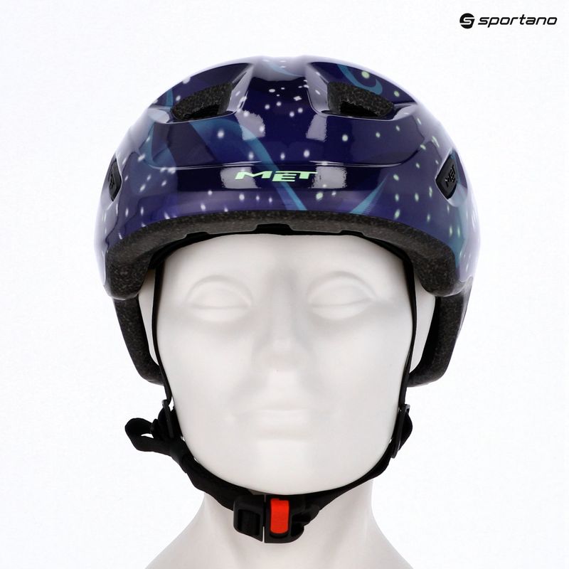 Fahrradhelm Kinder MET Hooray space glow in the dark 7