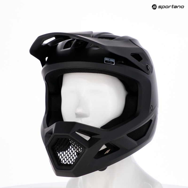 Fox Racing Rampage MT mattschwarzer Fahrradhelm 10