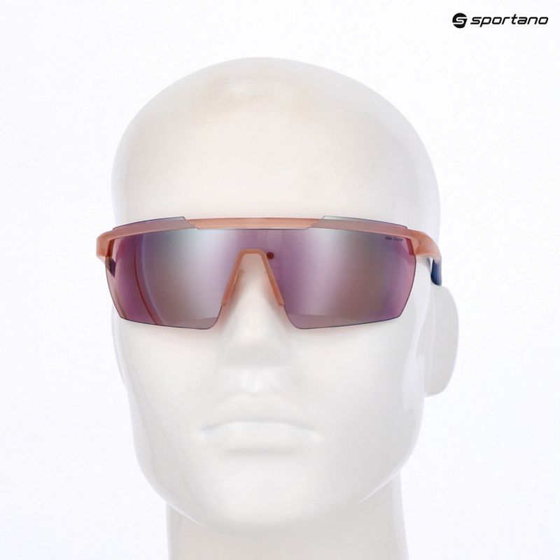 Sonnenbrille Nike Windshield Elite E matte washed coral/ course tint/ milky blue 5