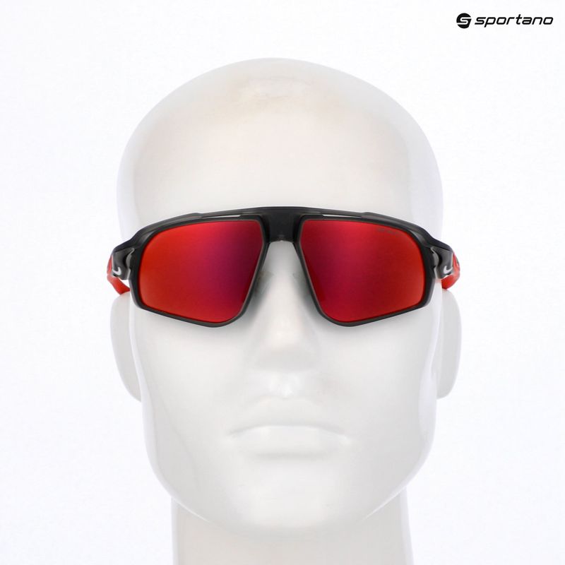 Sonnenbrille Nike Flyfree M matt anthracte/ red mirror/ clear 5