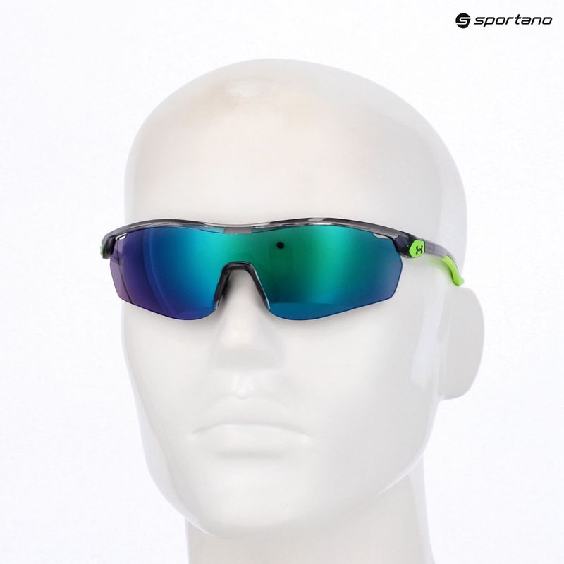 Under Armour 7001/S S3 grau/grün Mehrschicht-Sonnenbrille für Kinder 10