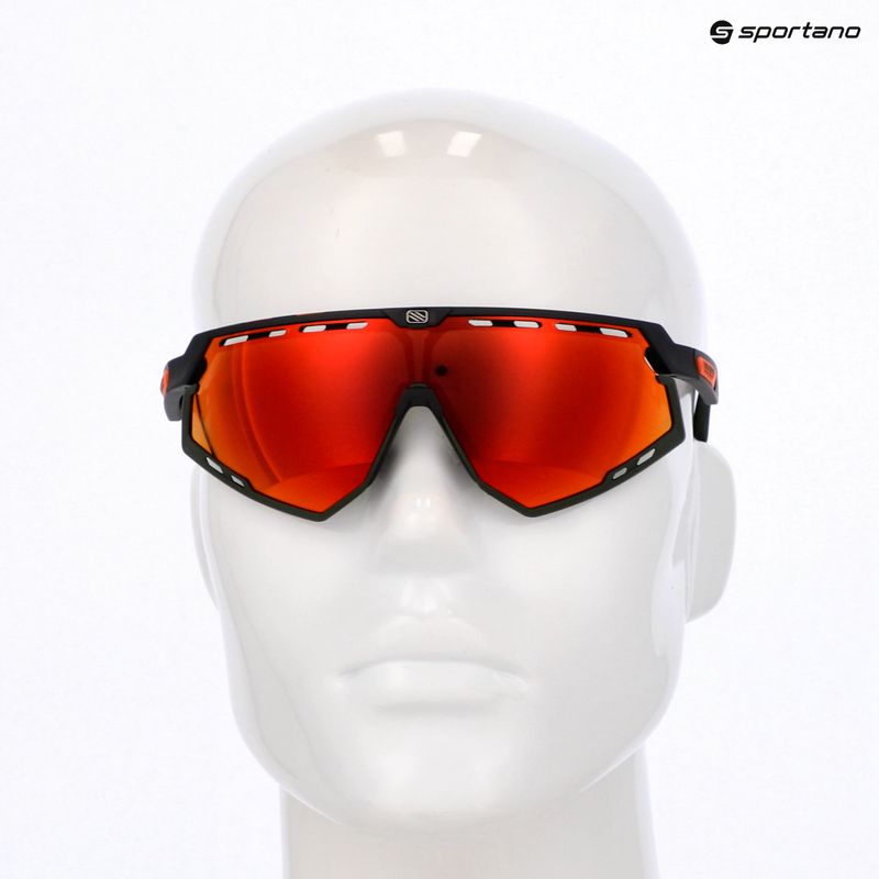 Sonnenbrille Rudy Project Defender black matte/olive orange/multilaser orange 8