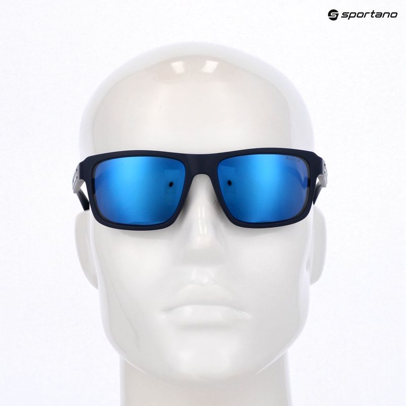 Polaroid PLD 2158/S matt blau/blauer Spiegel polarisierte Herren-Sonnenbrille 7