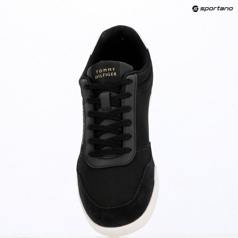 Herren Schuhe Tommy Hilfiger Low Pro Cupsole Nylon Suede Mix black 9