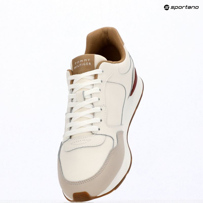 Herren Schuhe Tommy Hilfiger Light Eva Runner Leather ivory petal 9