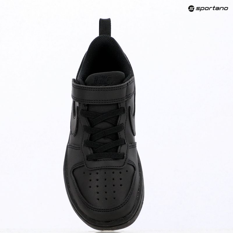 Nike Court Borough Low Recraft Kinderschuhe schwarz/schwarz/schwarz 5