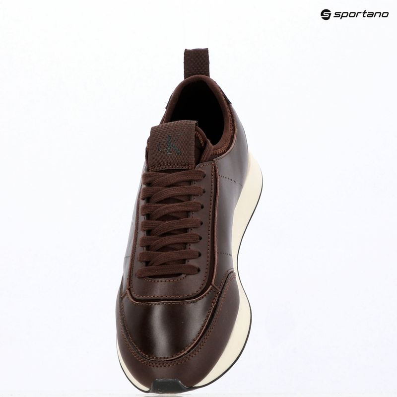 Damen-Schuhe Calvin Klein HW0HW03118 Retro Runner Sock PANL Leather Neo bordeaux 9