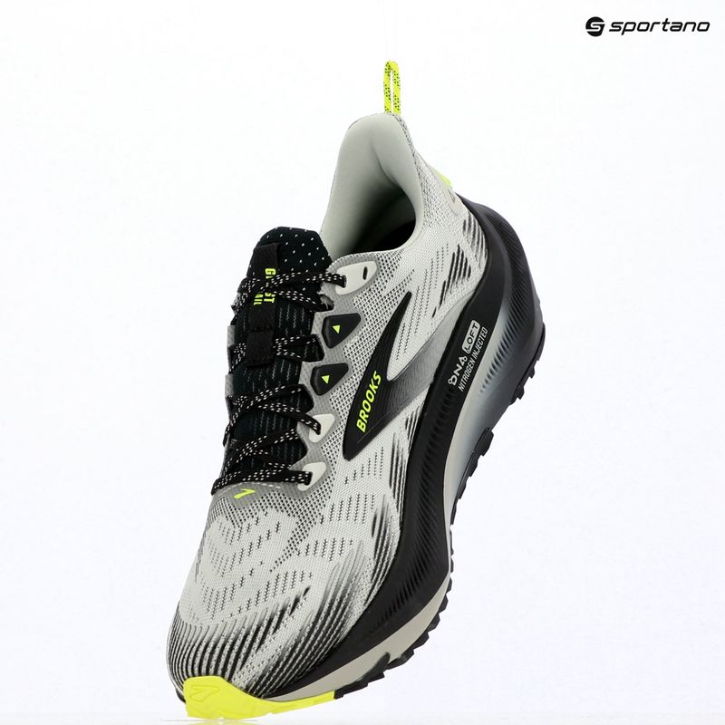 Herren-Laufschuhe Brooks Ghost Trail grey/black/nightlife 7