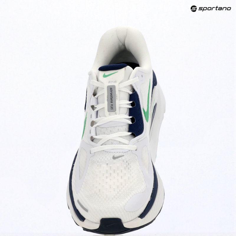 Herren-Laufschuhe Nike Structure Plus white/midnight navy/green spark 10