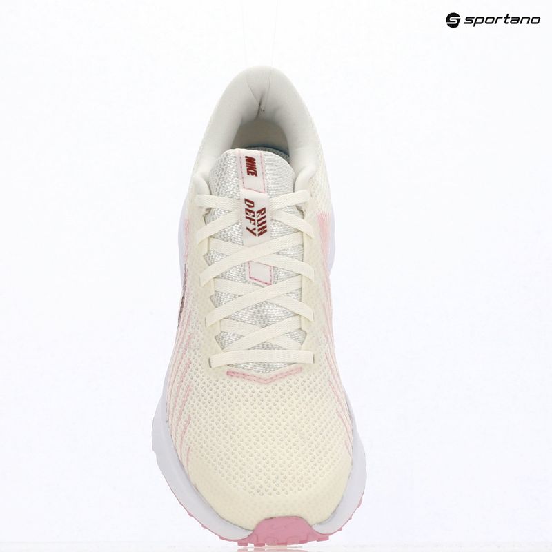 Laufschuhe für Damen Nike Run Defy sail/white/pink rise/pink smoke 6