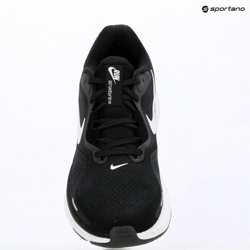 Herren-Laufschuhe Nike Structure 26 Wide black/wolf grey/metallic silver/white 15