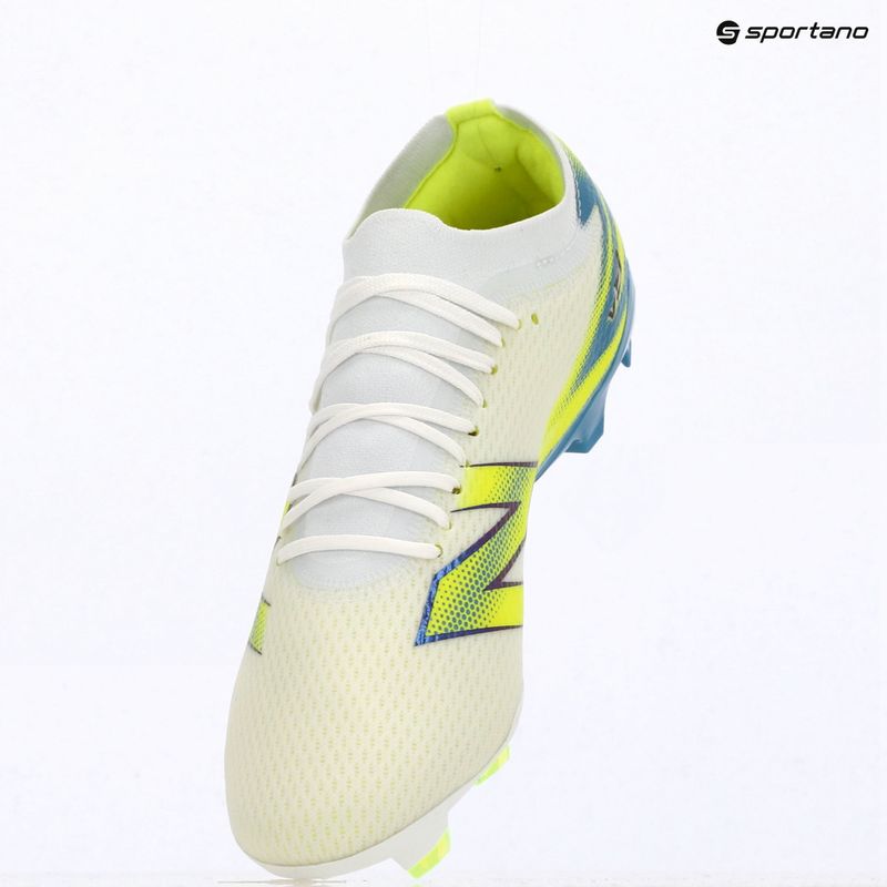 Fußballschuhe New Balance Furon Team V9 FG white/alkaline green 6
